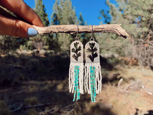 Sagebrush Earrings - Dangly beads